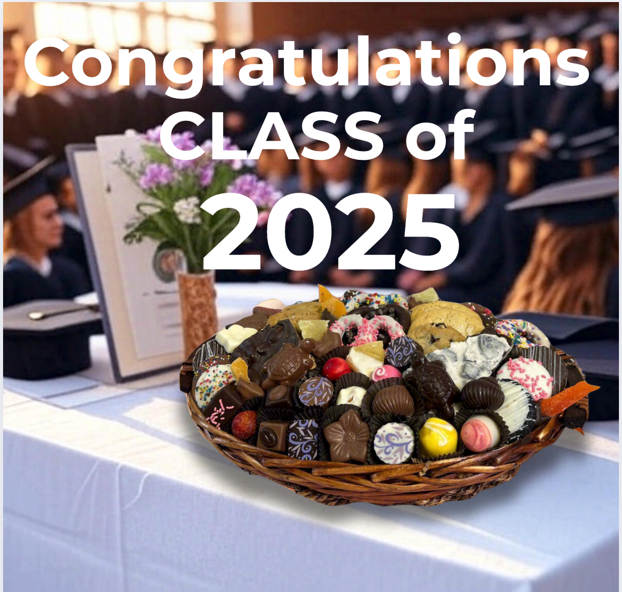 College Gift Baskets Chocolate