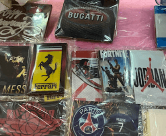 branded chocolate bars