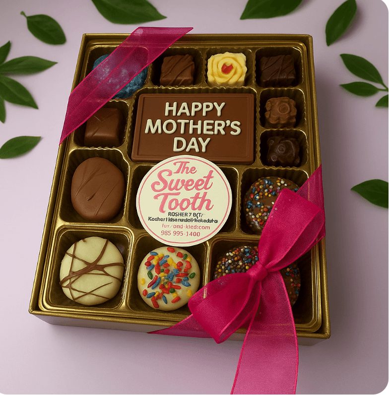 Father’s Day Signature Chocolate Gift Box – 15 Pieces + Chocolate Greeting Card from The Sweet Tooth