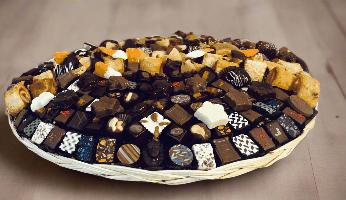 Kosher Passover chocolate gift basket from The Sweet Tooth North Miami Beach