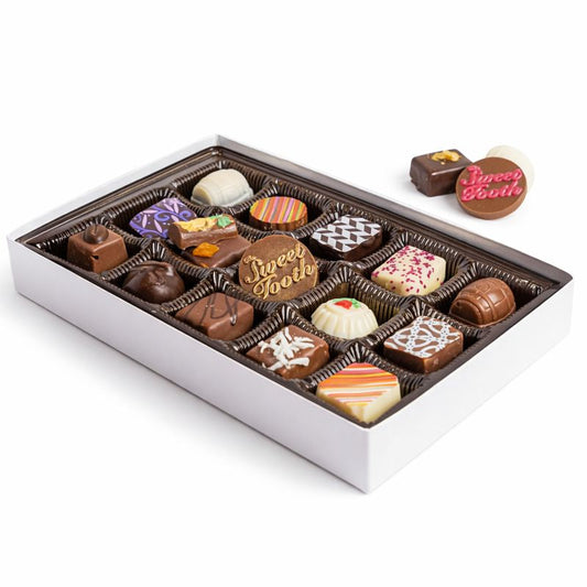 Kosher certified assorted chocolates and truffles from The Sweet Tooth in North Miami Beach