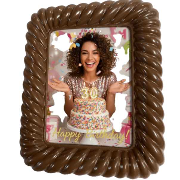 Edible Chocolate Frame