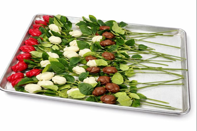 Assorted chocolate roses handmade kosher gift The Sweet Tooth North Miami Beach since 1979