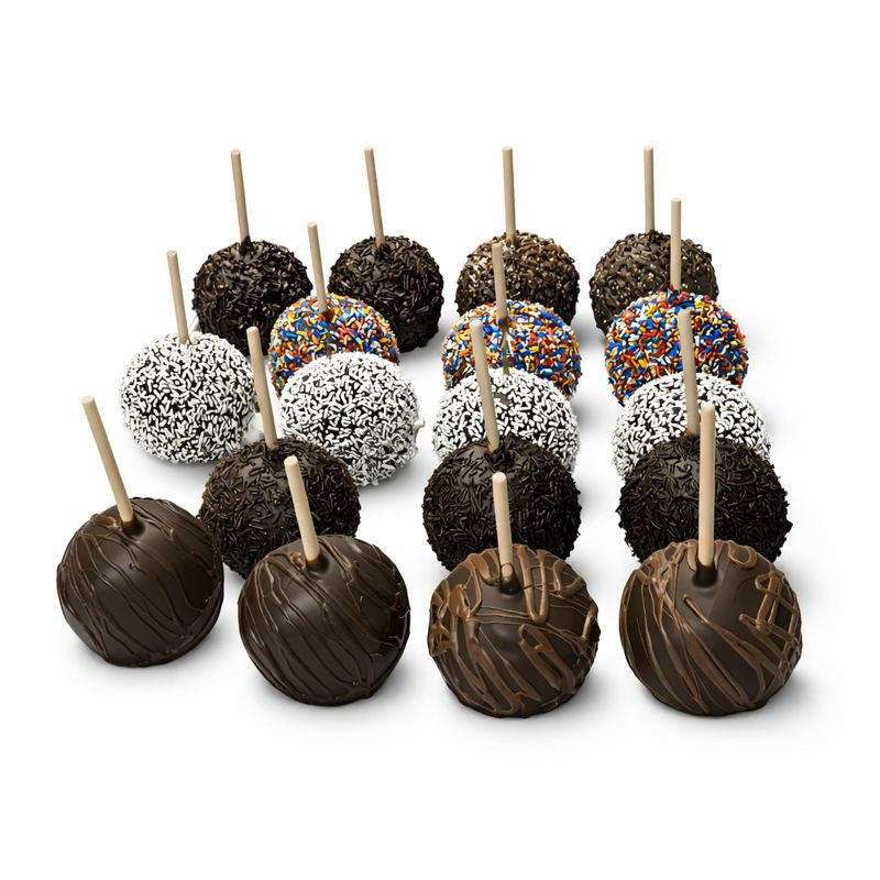 Hand-dipped milk chocolate caramel apple with pecans and sprinkles The Sweet Tooth North Miami Beach since 1979