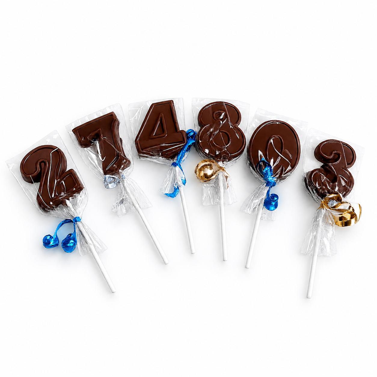 Custom Chocolate Anniversary Numbers