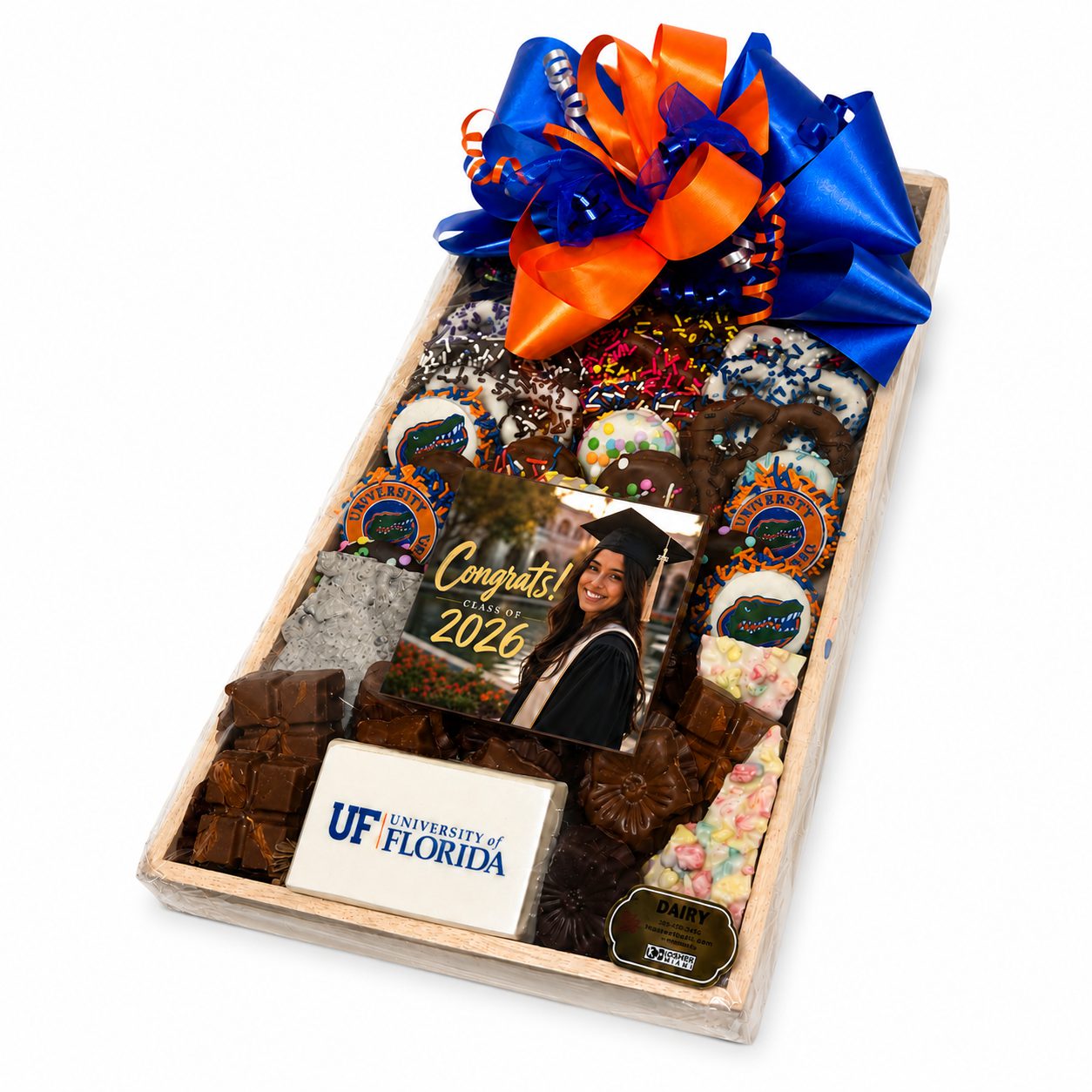 Bed Party chocolate gift basket for Syracuse from The Sweet Tooth North Miami Beach since 1979
