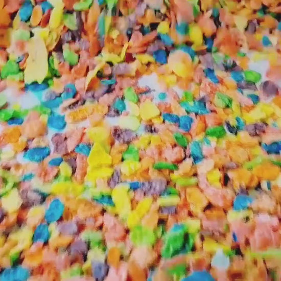 Fruity Pebbles Bark being made at The Sweet Tooth
